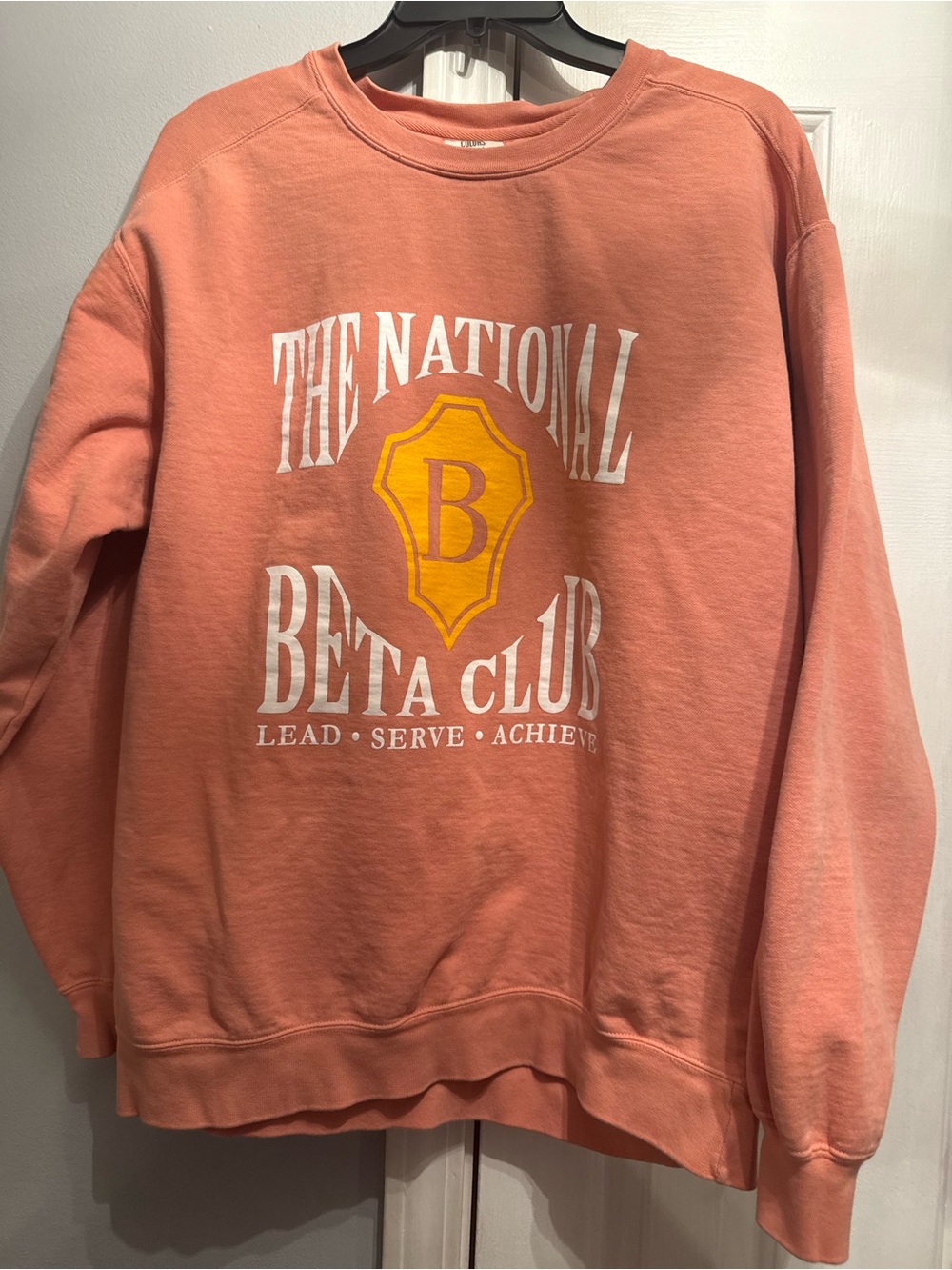 Beta Club Coral Crewneck Sweatshirt